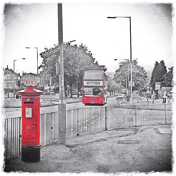 Instagram Photograph - A Splash Of Red In A Grey Old World by Polly Rhodes