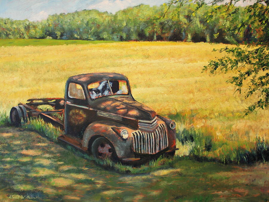 A spot in the shade Painting by Daniel W Green