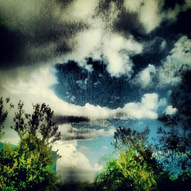 Tree Photograph - A Stormy Goodmornin Ig by Michael Green