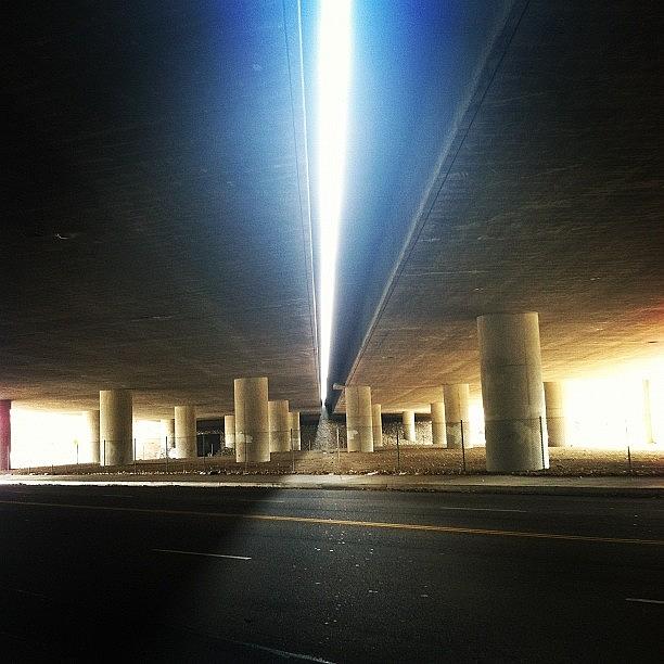 Cool Photograph - A Streak Of Light Under The 118 by Loghan Call