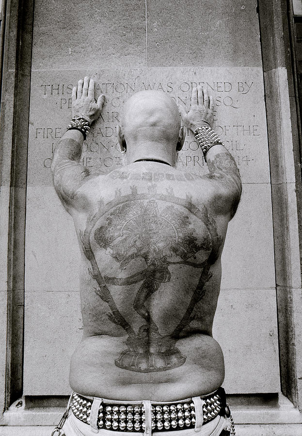 Tattooed Man Photograph by Shaun Higson
