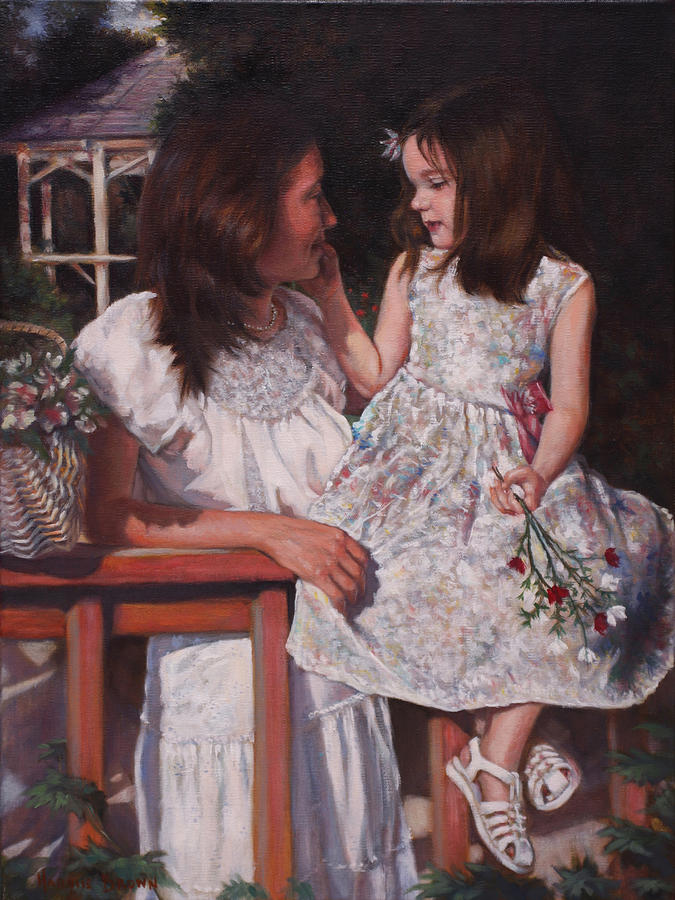 A Tender Touch Painting by Harvie Brown