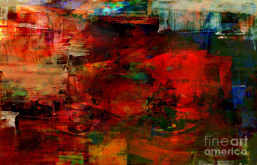 A Touch of Color - A Touch of Reality Mixed Media by Fania Simon