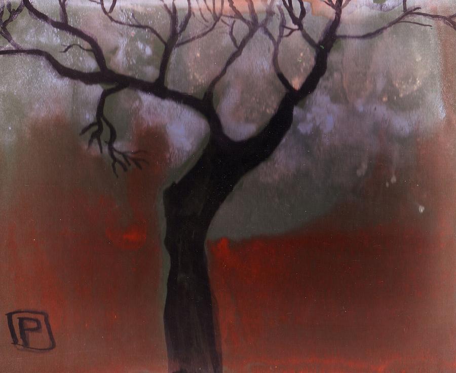A tree Mixed Media by Peter  McPartlin
