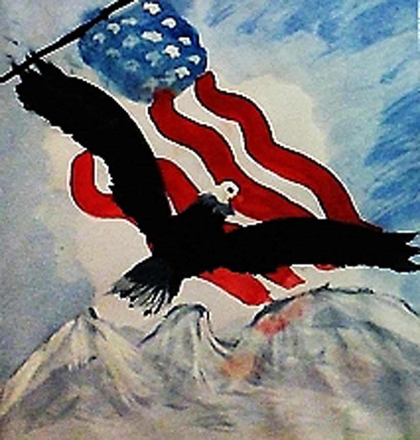 A Tribute to freedom Painting by Anna Lewis - Fine Art America