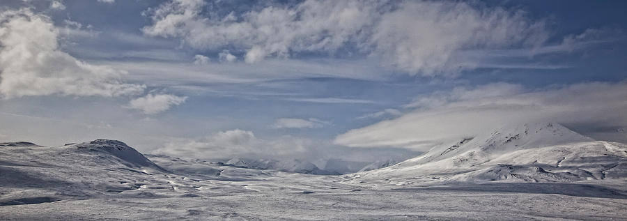 Landscape Photograph - A View Of One Of The Snow Covered by Robert Postma