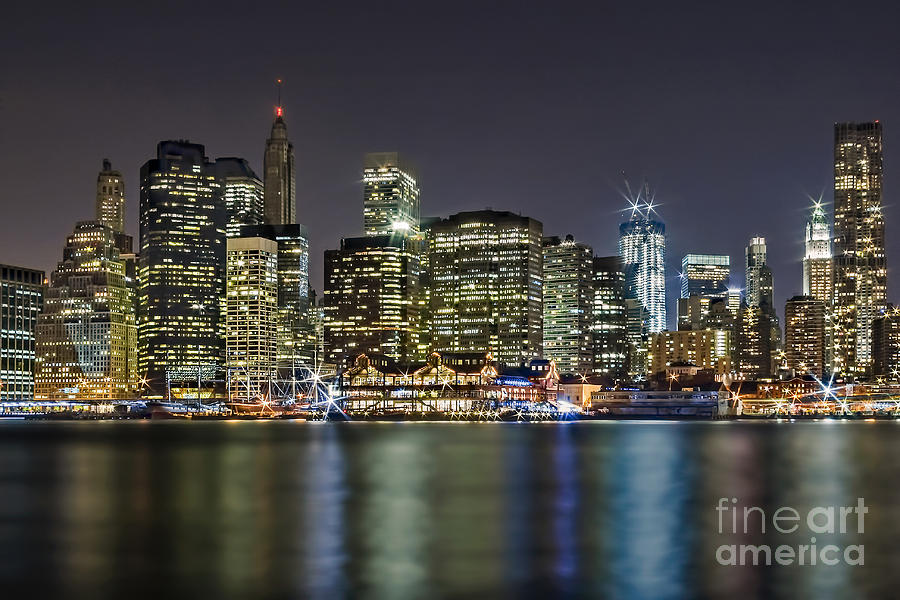 New York City Photograph - A View To Lower Manhattan by Susan Candelario