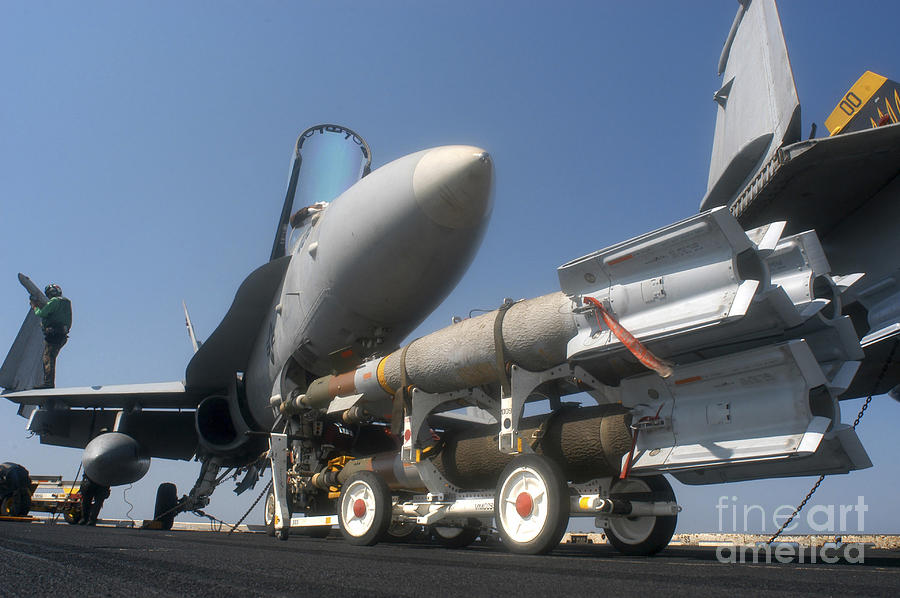 Transportation Photograph - A Weapons Skid Carrying 500-pound by Stocktrek Images