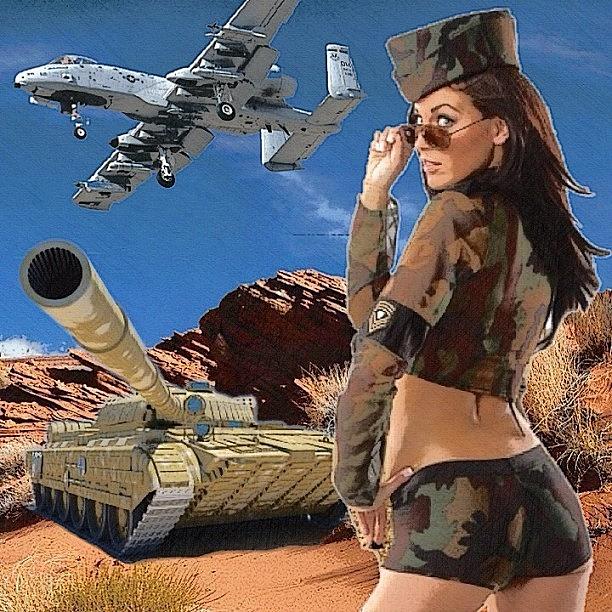 Collage Photograph - A10 Warthog... Tank Eater...
#art by Popdada Ken Williams