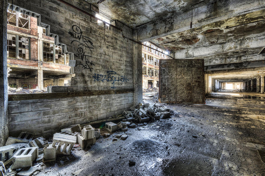 Abandoned Building In Detroit Photograph By Joe Gee