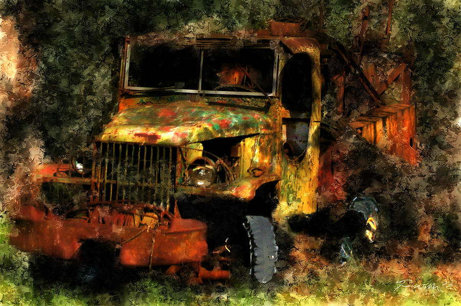 Abandoned Drill Rig Carmel Valley Photograph by Jim Pavelle