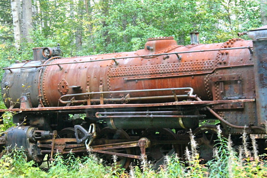 Abandoned Engine Photograph by Pamela Walrath