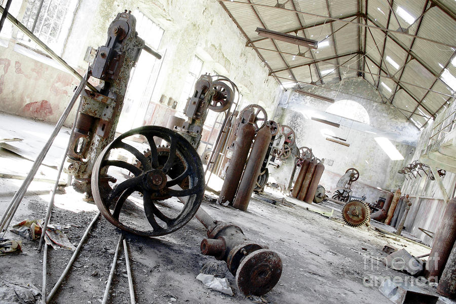 Abstract Photograph - Abandoned Factory by Carlos Caetano