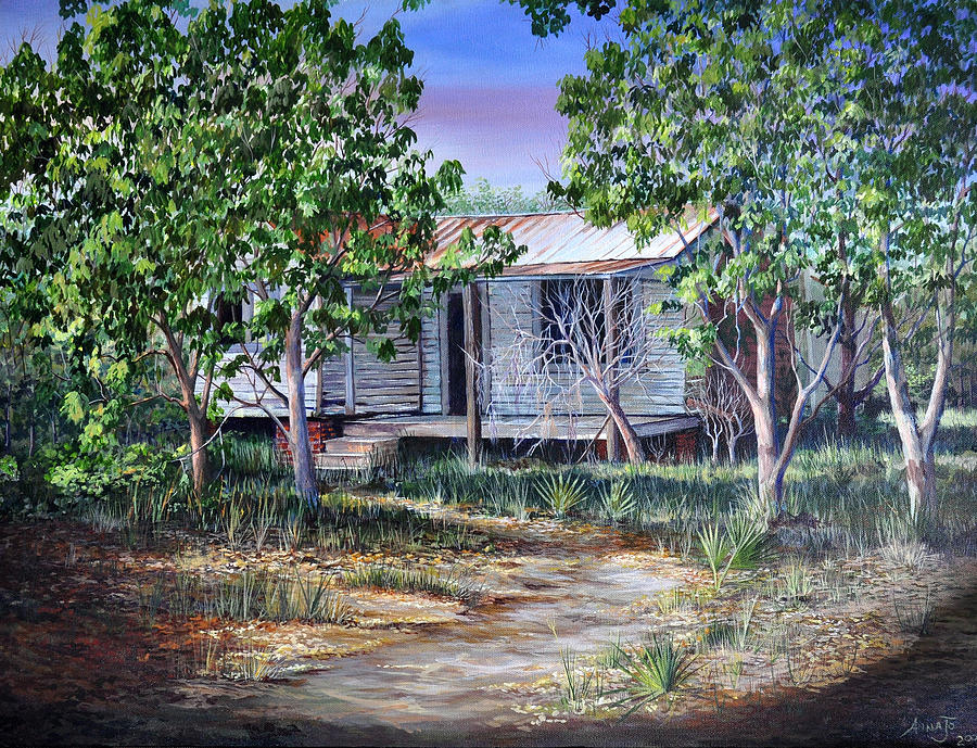 Abandoned House Painting by AnnaJo Vahle
