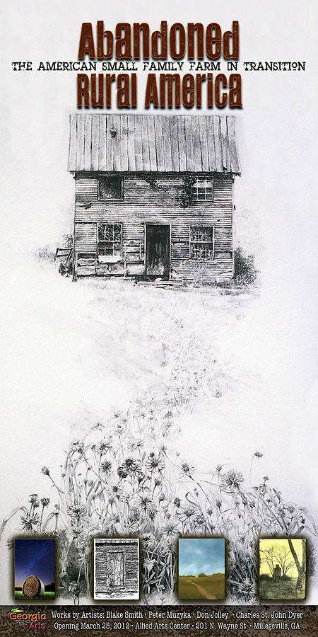 Abandoned Rural America Poster by Peter Muzyka Abandoned Rural America Poster by Peter Muzyka