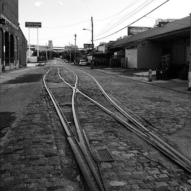 Philadelphia Photograph - Abandoned Trolley Tracks In Northern by Arnab Mukherjee