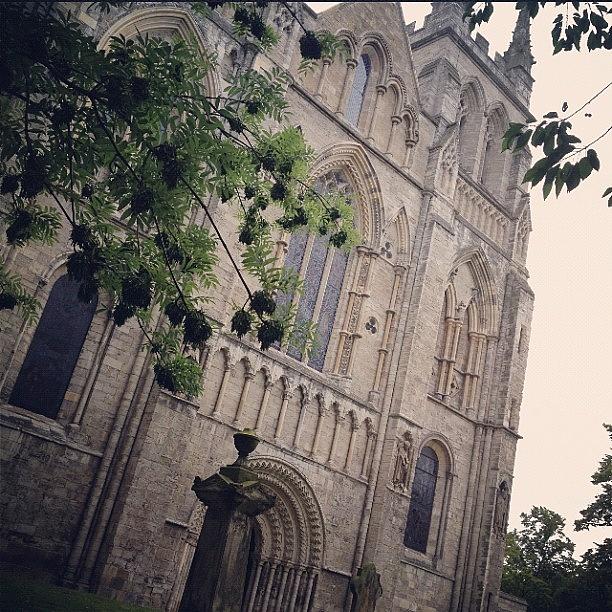 Architecture Photograph - #abbey #church #building #brick #stone by Laura Hoole