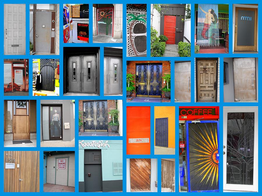 Architecture Photograph - Abbot Kinney Doors by Alvin Glass