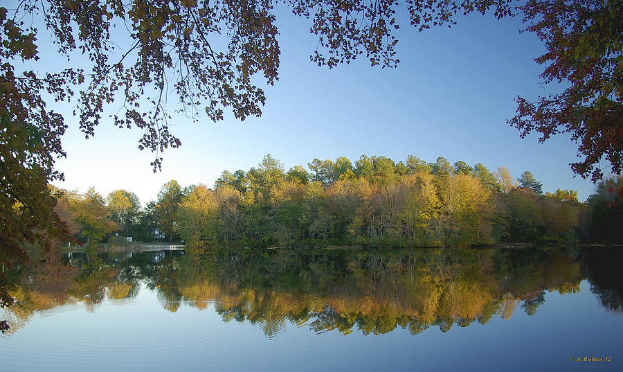 Abbotts Pond Fall Reflections Photograph by Brian Wallace