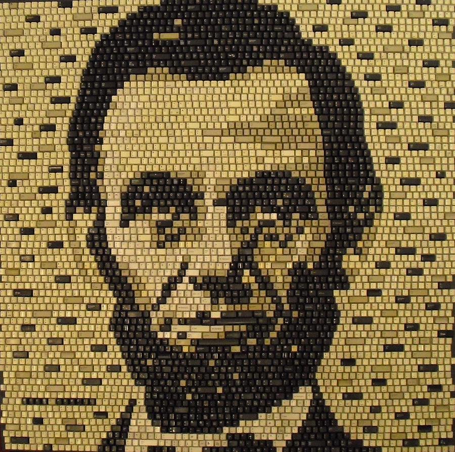 Abe Lincoln Mixed Media by Doug Powell