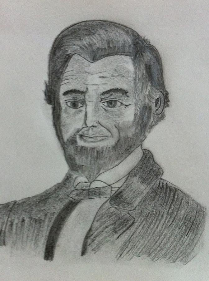 Abharam Lincoln Drawing by Monika Khazanchi | Fine Art America