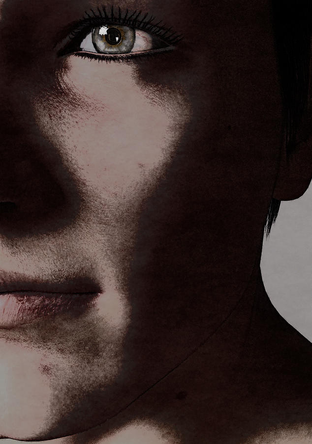 Portrait Digital Art - About Face by Maynard Ellis
