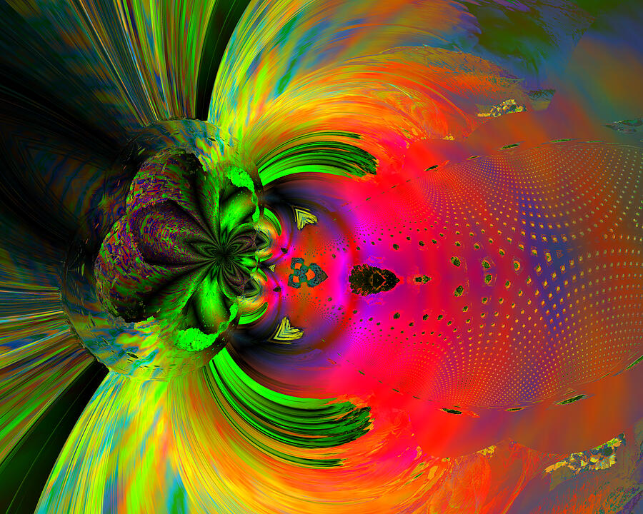 Abstract Digital Art - About to grasp lunch by Claude McCoy