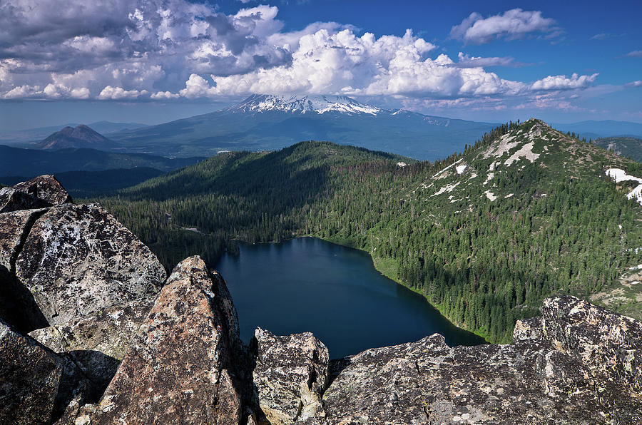 Above Castle Lake Photograph by Greg Nyquist