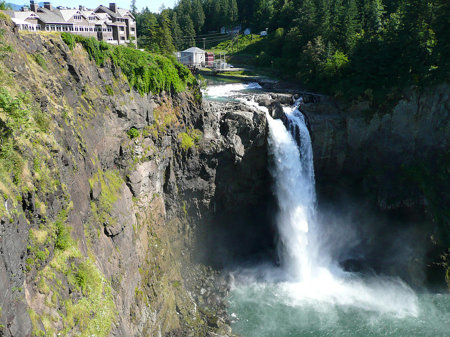 Above Snoqualmie Falls Photograph