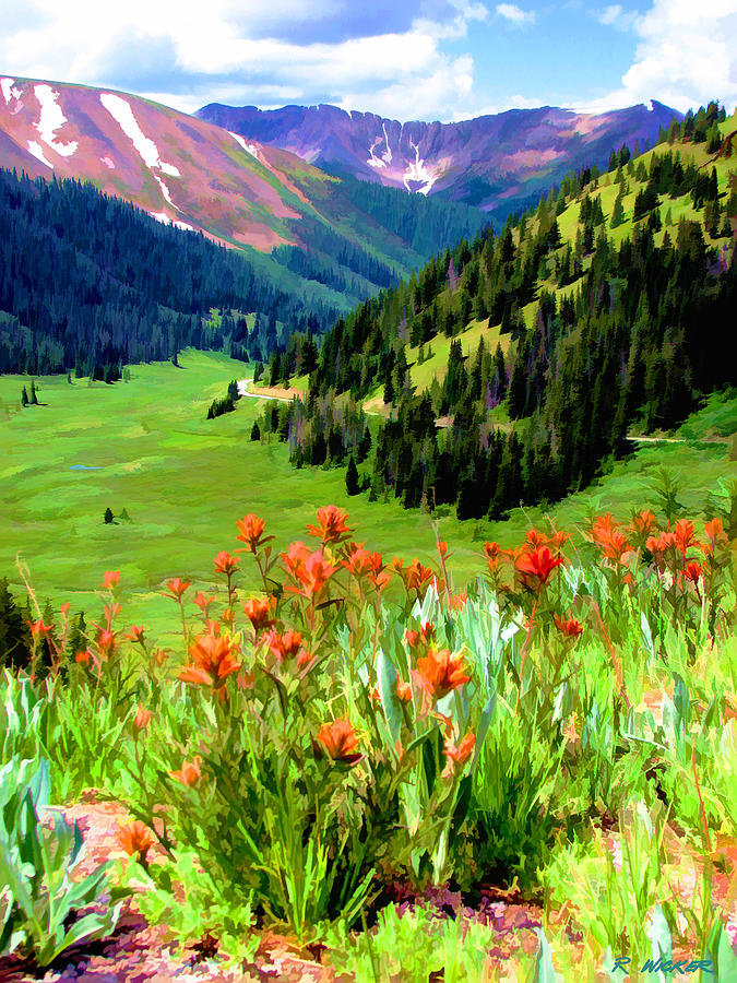 Above the Valley Digital Art by Rick Wicker