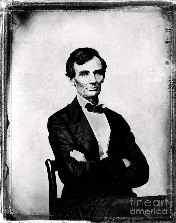 Abraham Lincoln, 16th American President Photograph by Photo Researchers