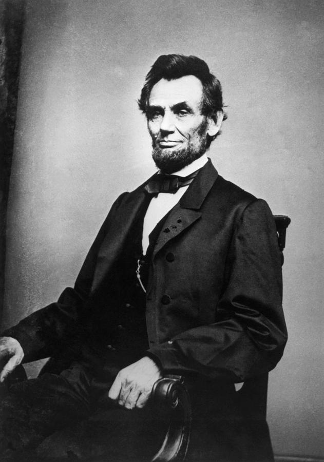 Abraham Lincoln 1809-1865, Photograph Photograph by Everett