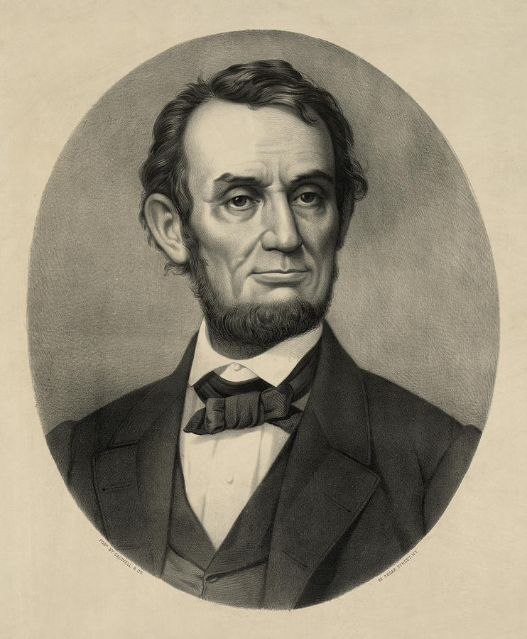 Portrait Photograph - Abraham Lincoln portrait by International  Images