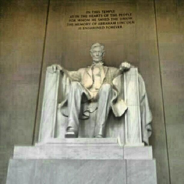 Lincoln Memorial Photograph - Abraham Lincoln by Stacy C Bottoms