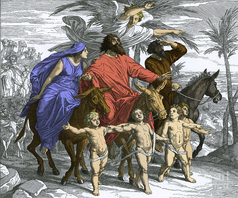 Genesis Photograph - Abraham Sees The Promised Land by Photo Researchers