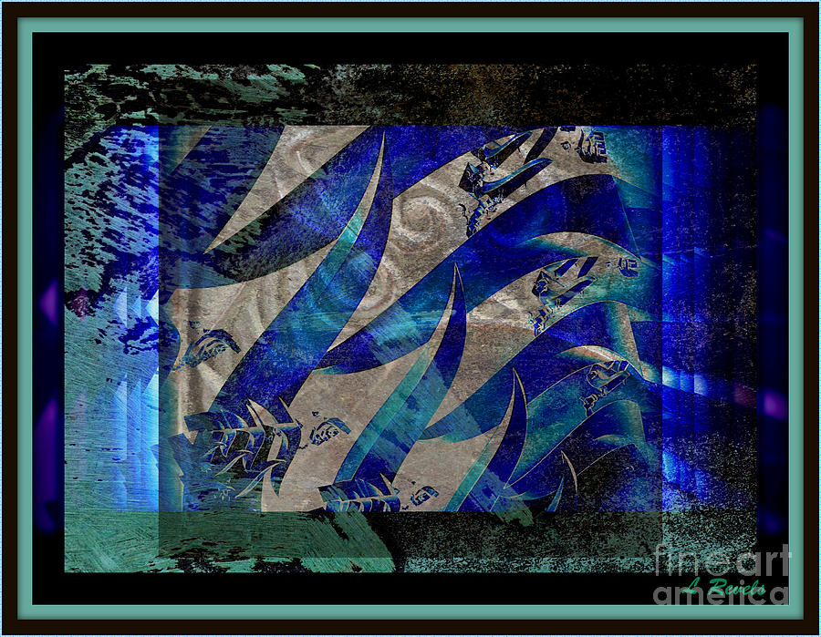 Abstract 111511 Digital Art by Leslie Revels