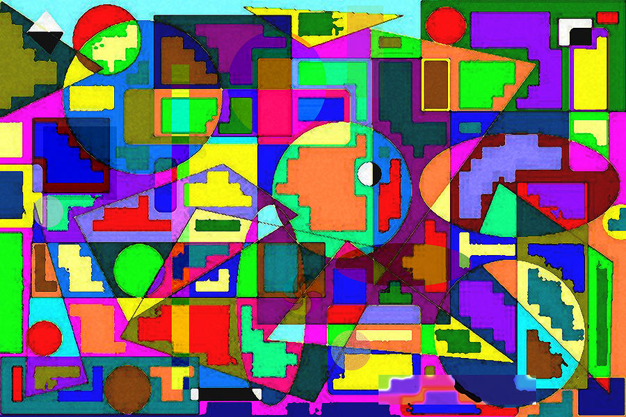 Abstract 17 Digital Art by Timothy Bulone