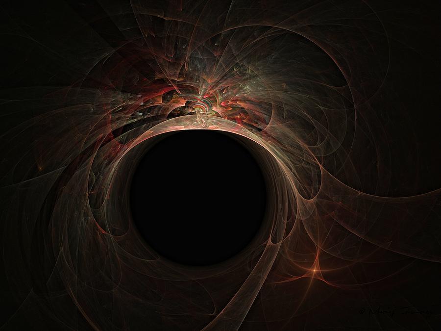 Abstract Black Hole Digital Art by Maciek Froncisz