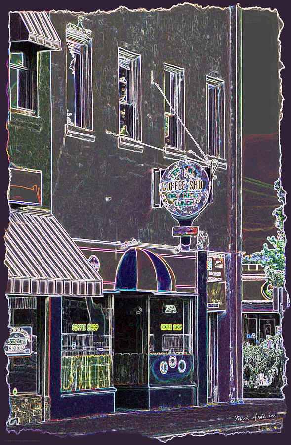 Abstract Photograph - Abstract Coffee House by Mick Anderson