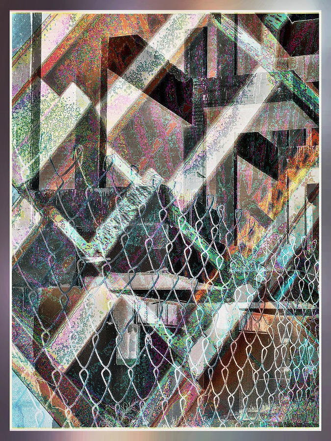Abstract Concrete Digital Art by Ginny Schmidt