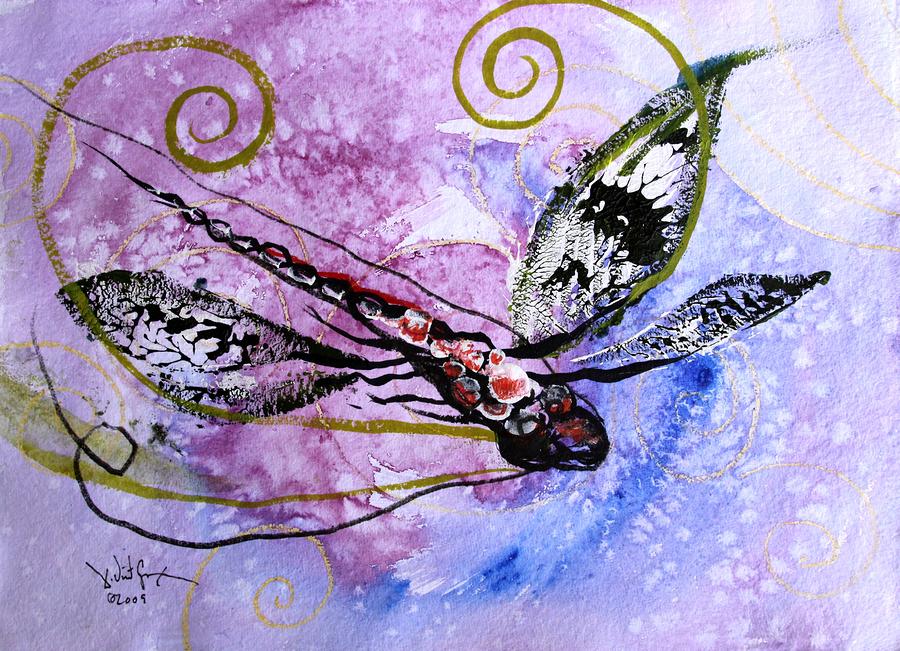 Abstract Dragonfly 6 Painting by J Vincent Scarpace
