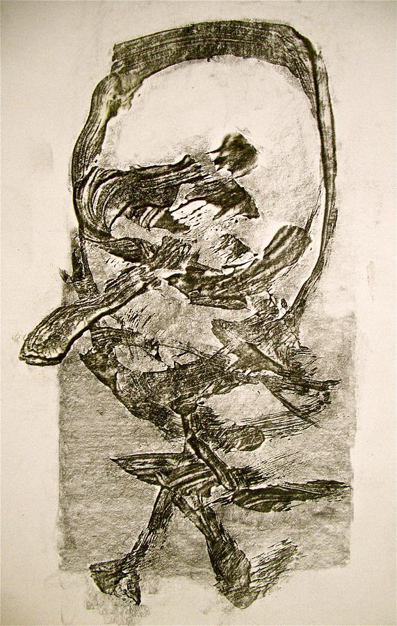 Abstract Expressionist Experimental Sketch 2  Painting by Cliff Spohn