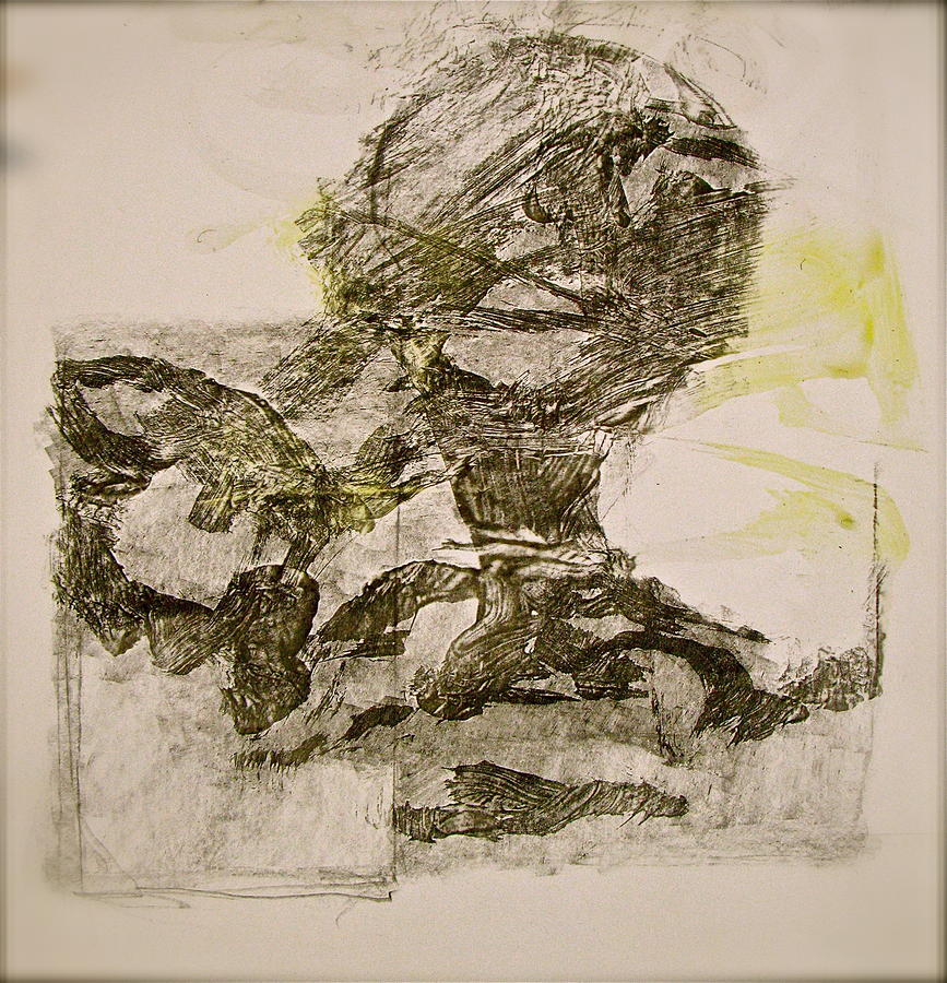 Abstract Expressionist Experimental Sketch 3  Painting by Cliff Spohn