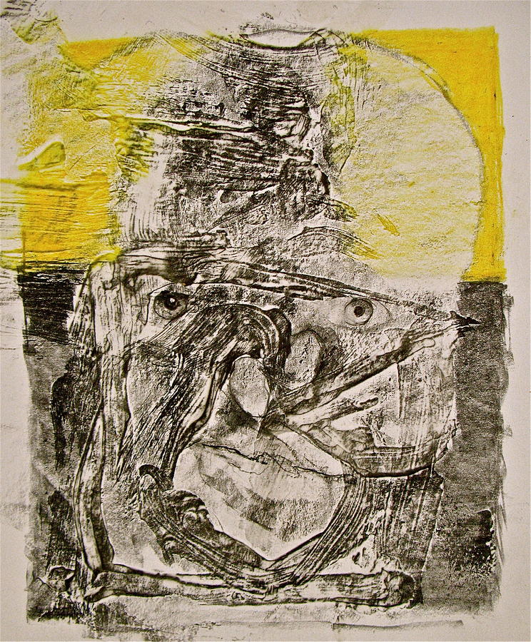 Abstract Expressionist Experimental Sketch 5  Drawing by Cliff Spohn