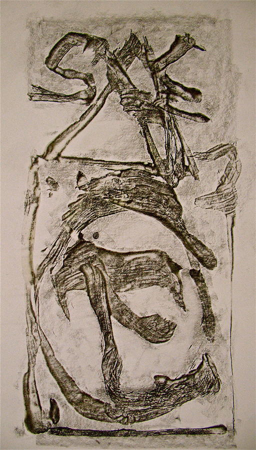 Abstract Expressionist Experimental Sketch 7  Drawing by Cliff Spohn