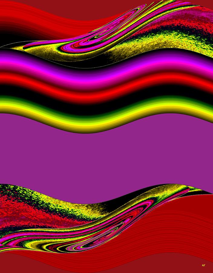 Unique Digital Art - Abstract Fusion 134 by Will Borden