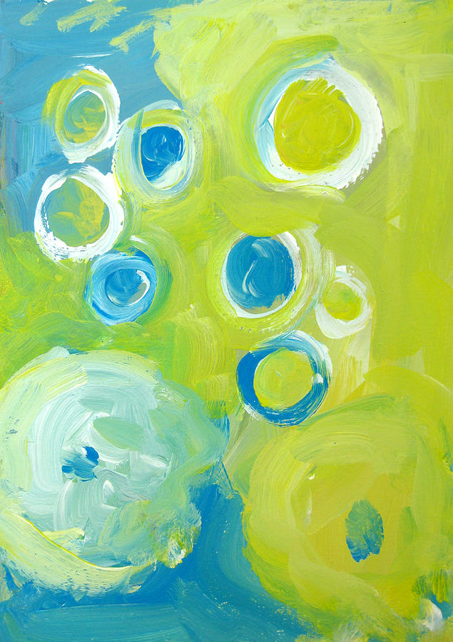 Abstract Circles Painting - Abstract IIII by Patricia Awapara