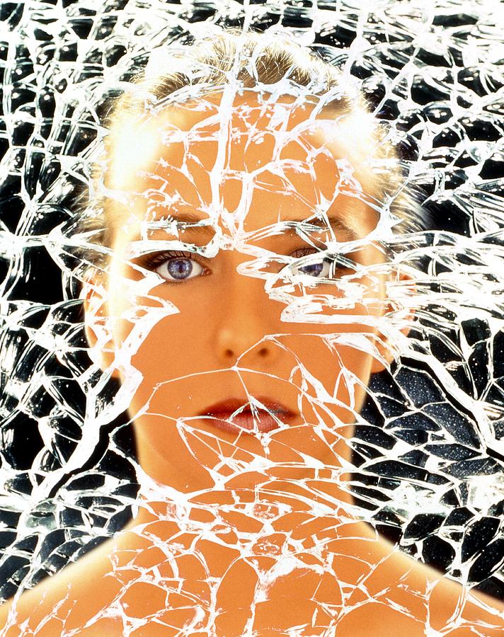 Abstract Image Of Woman With Shattered Personality by Mehau Kulyk