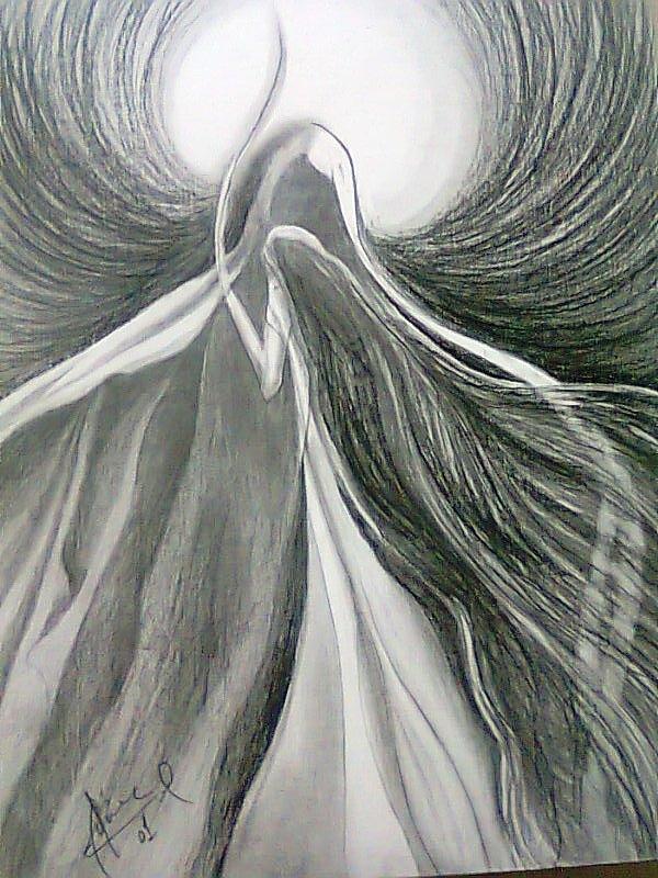 Abstract In Pencil Drawing by Hina Fawad