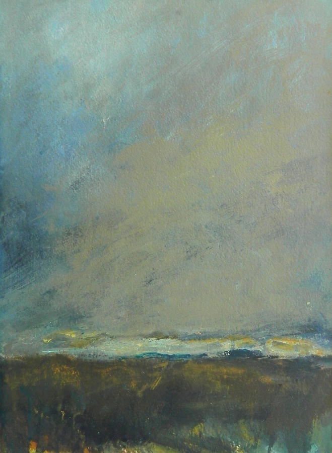 Abstract Landscape - Horizon Painting by Kathleen Grace